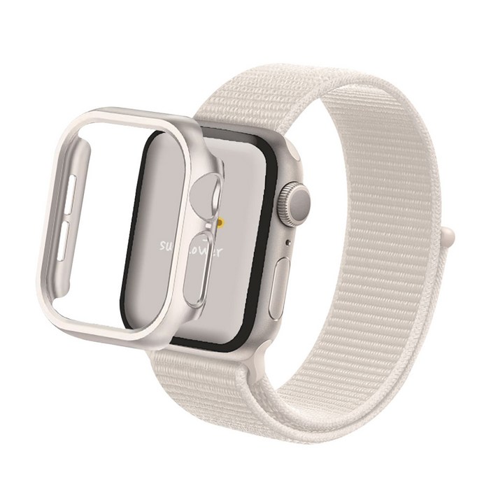 아이메이드잇 애플워치 호환 나일론 스포츠 스트랩 밴드, 스타라이트, 1개