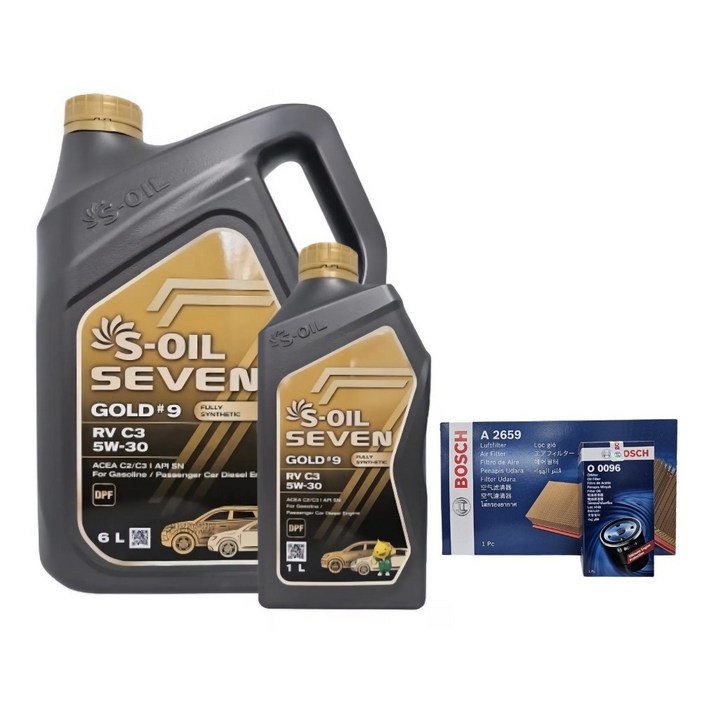 팰리세이드 디젤 세븐골드RV 엔진오일세트HO659BO96