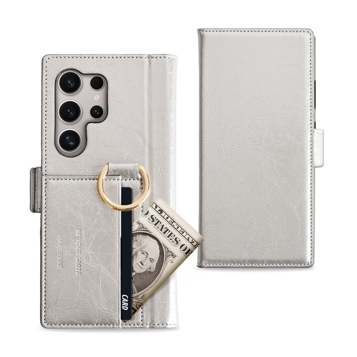 비유어산타 갤럭시S 천연가죽 카드수납 휴대폰케이스 올커버 마스야드