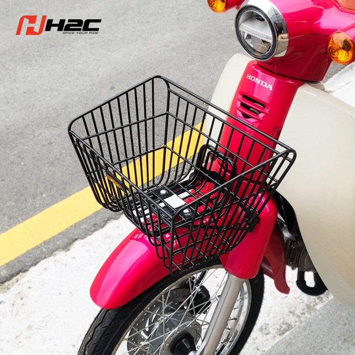 21-25 혼다 슈퍼커브110 바구니 순정 H2C 프론트 바스켓, 1개