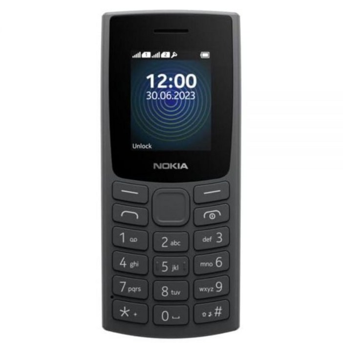 Nokia 105 4G | 듀얼 SIM GSM 언락 휴대폰 볼트 차콜 국제 버전 AT&T/크리켓/버라이존 호환 불가