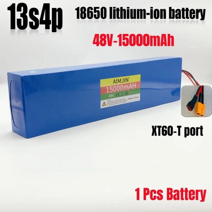 13S4P 48V 14AH 전기 스쿠터 Kugoo C1 plus Kirin 배터리 18650 1000W 팩BMS 포함
