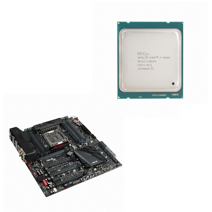 ASUS RAMPAGE IV Black Edition 메인보드 i74960X CPU 번들