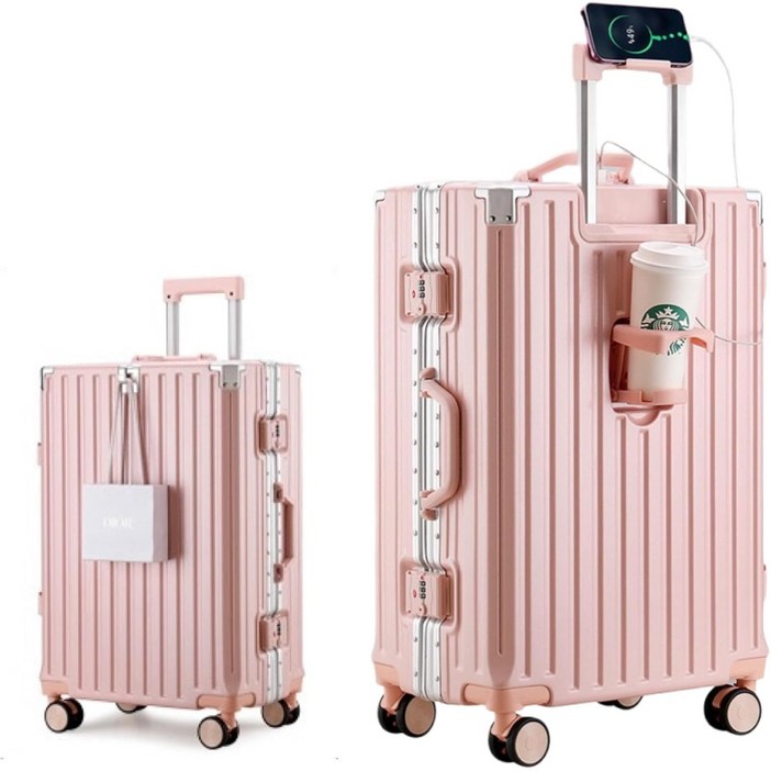 우위제 100%PC 캐리어 알루미늄 프레임 튼튼한 캐리어 3년AS