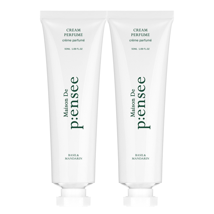 메종 드 펜세 크림 퍼퓸 고체 향수 바질 앤 만다린