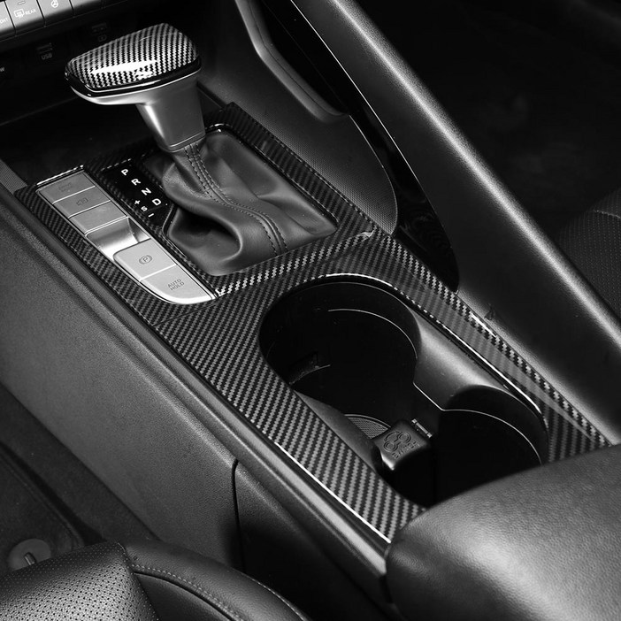 유투카 호환 더뉴 아반떼 CN7 실내 튜닝 용품 기어패널 커버 스트레치 방지, 기타