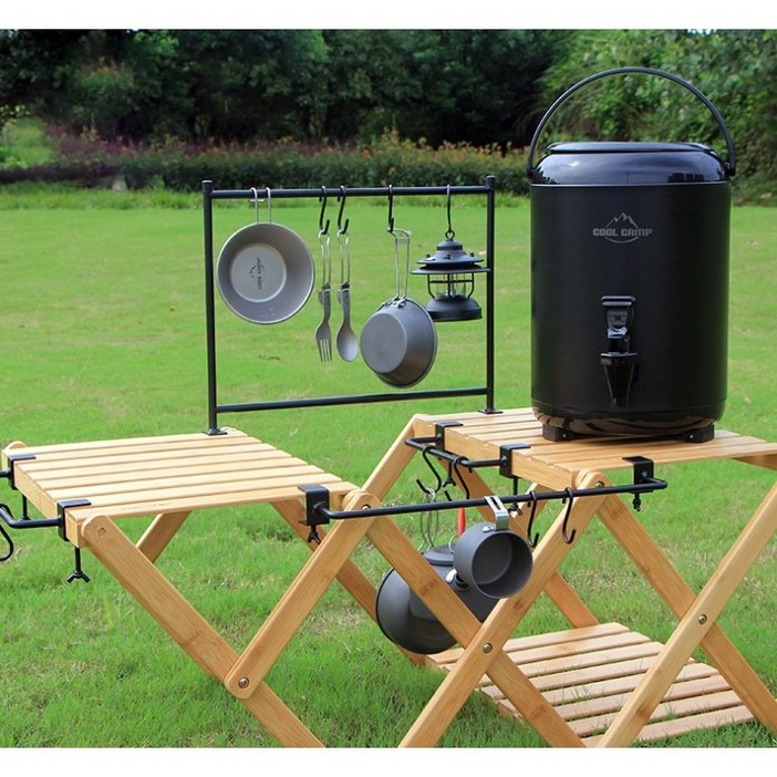 캠핑 테이블 사이드 쉘프 행어 이지행어 보조선반 테이블소품걸이비너 2개 포함