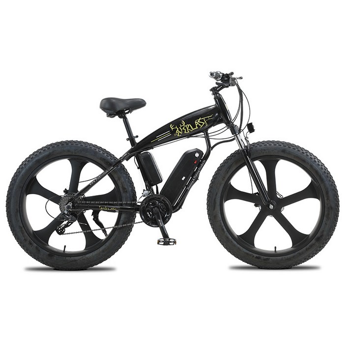알루미늄 합금 설상차, 27 단 팻 타이어, 전기 해변 리튬 배터리 오토바이, Fatbike 모페드 전기 자전거 더