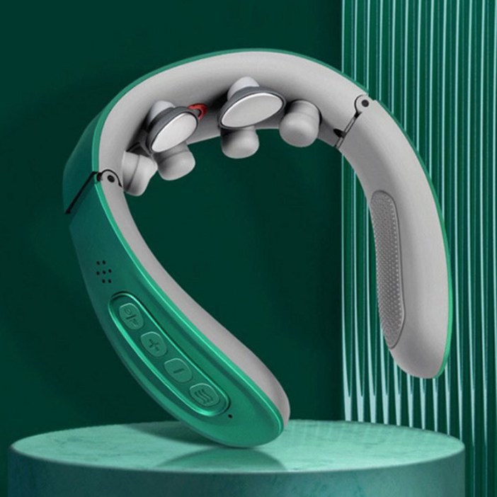 앤트앤비 저주파마사지기 휴대용안마기 온열기능 전동 경추마사지기