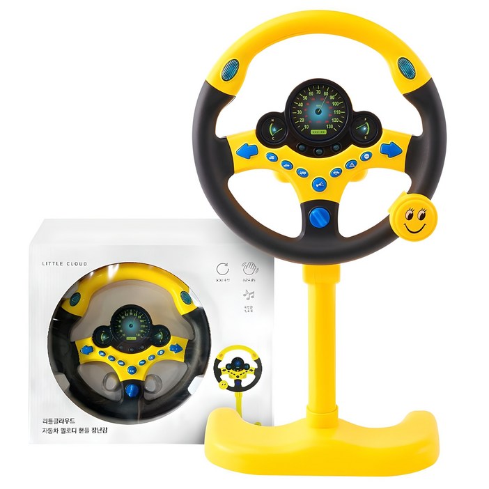 리틀클라우드 자동차 멜로디 핸들 장난감