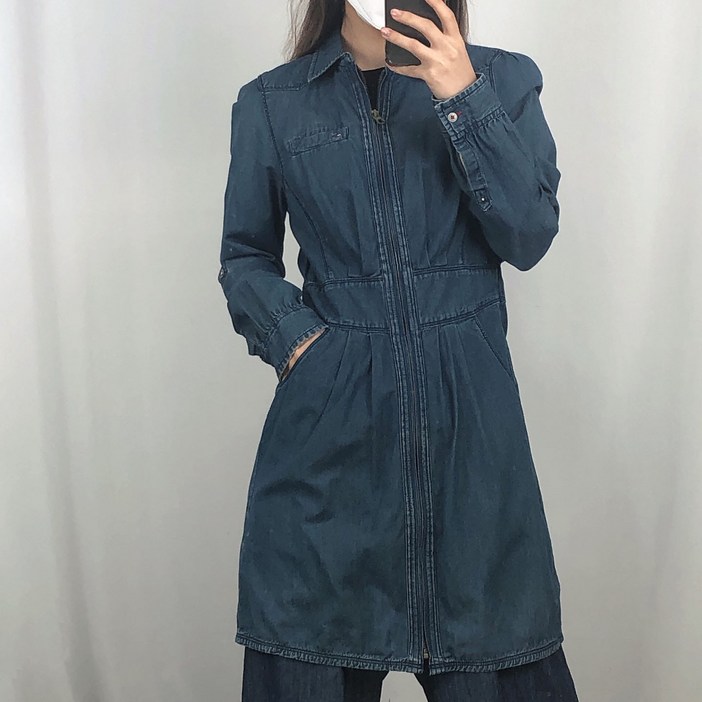 (구제의류)타미힐피ㄱㅓ 데님 집업 원피스 XS / 빈티지아워 250527