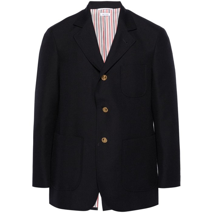 톰 브라운 울 싱글 브레스티드 블레이저