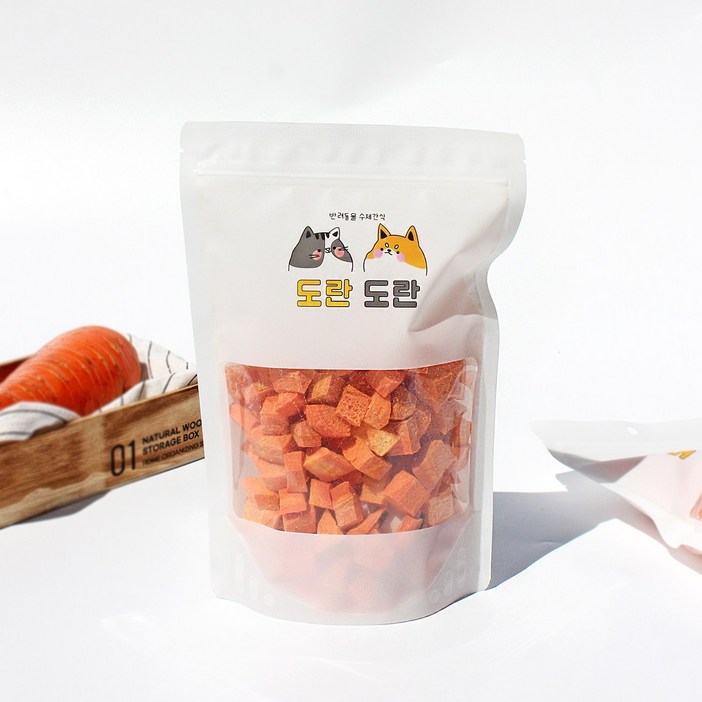 도란도란 동결건조 야채 당근 20g 50g 강아지 애견 채소 영양 수제간식