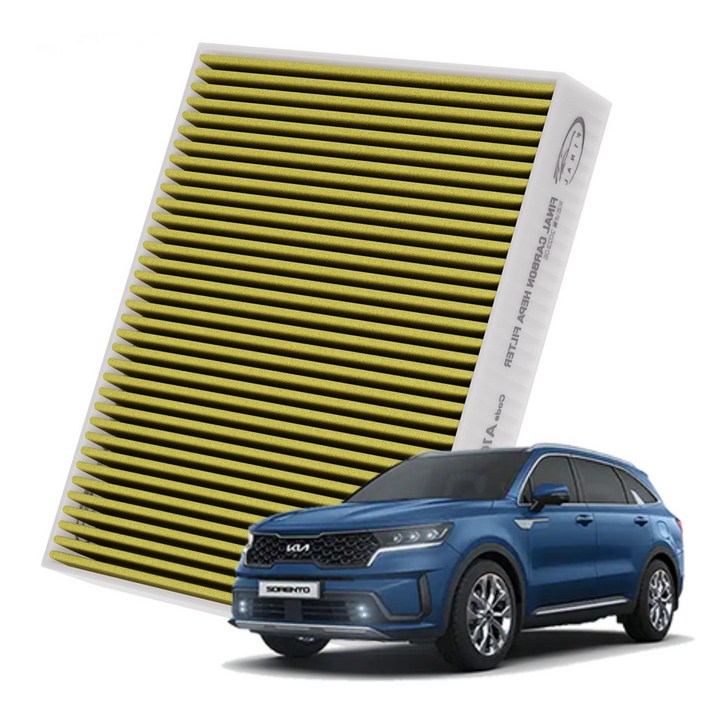 기아 쏘렌토 전차종 자동차 에어컨 히터 필터 초미세먼지 차단 활성탄 필터
