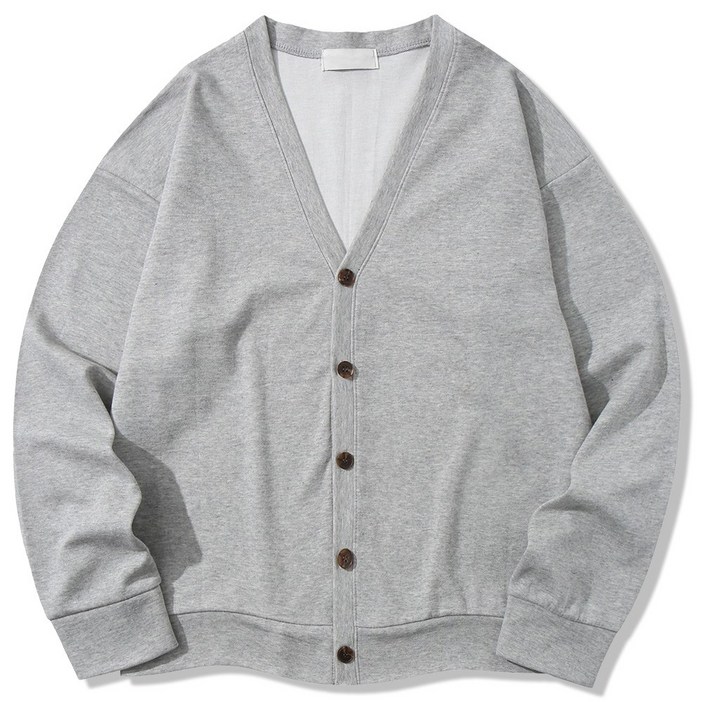 일루소 남성용 소프트 특양면 가디건