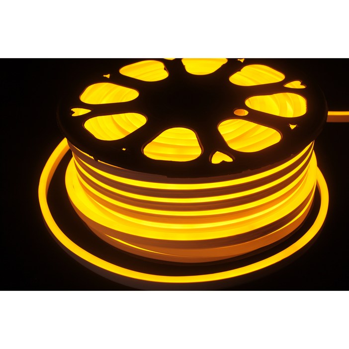 올판 AC220V LED 네온 플렉스 50m 간접조명 줄조명 줄네온 논네온, 1개, 노란색 50m