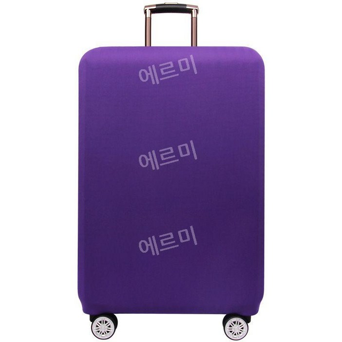 단색 두꺼운 내마모성 여행가방 커버 수하물 보호 트롤리 재킷 먼지 캐리어