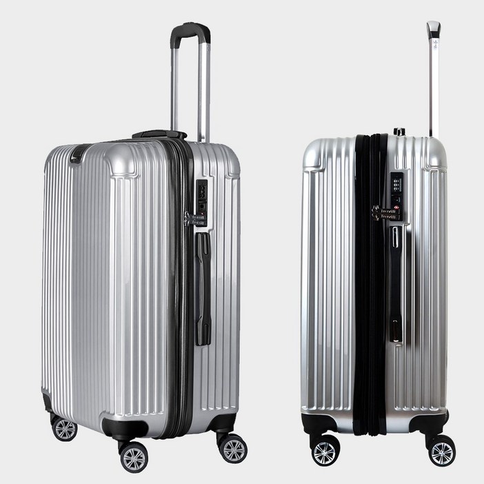 3년무상AS 다이아 샤인메탈 확장형지퍼 TSA자물쇠 PC캐리어 20인치 24인치 28인치 여행가방