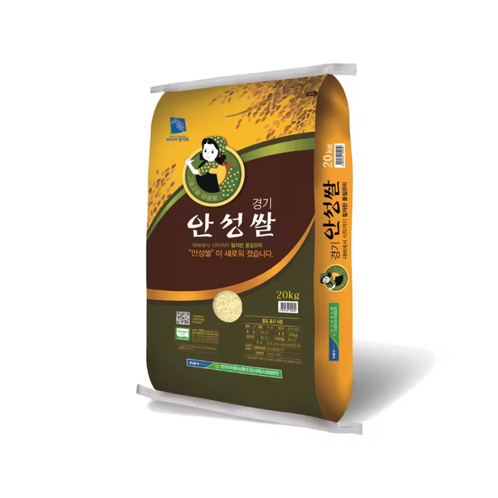 [농협쌀] 25년산 햅쌀 경기 안성쌀 추청 20kg (상등급/최근도정)