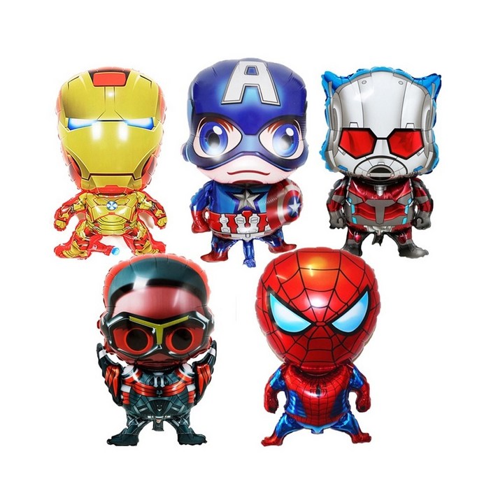 슈퍼히어로 알미늄박 캐릭터 키즈파티용 풍선