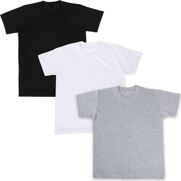 베이직하우스 여성용 통기성 순면 40수 반팔 티셔츠 2팩