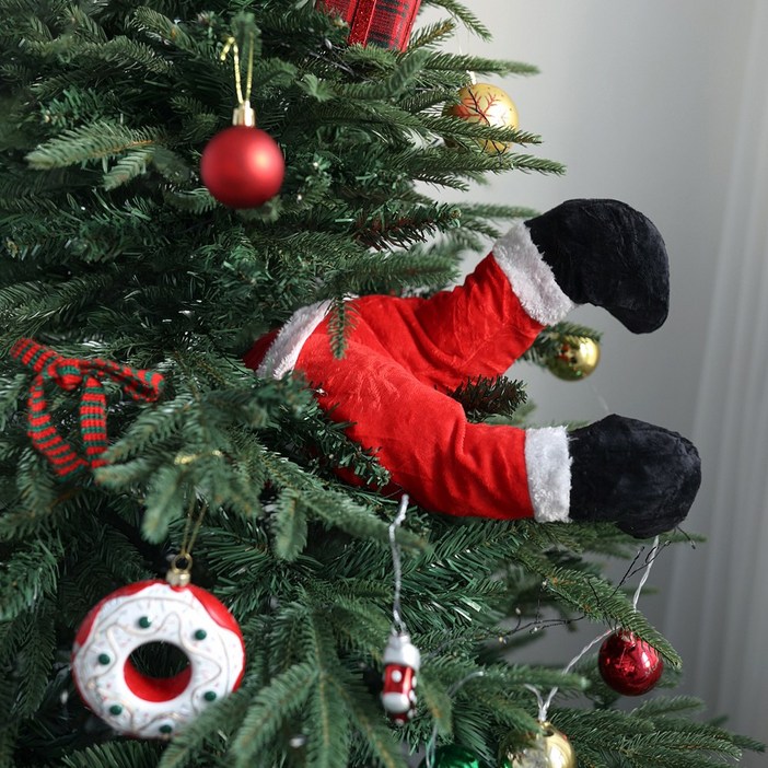케이트가든 풍덩 거꾸로 산타 다리 인형 트리 데코 장식