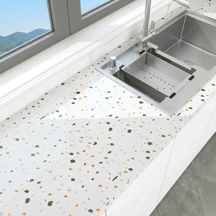 글루티크 유광 패턴 주방 시트지