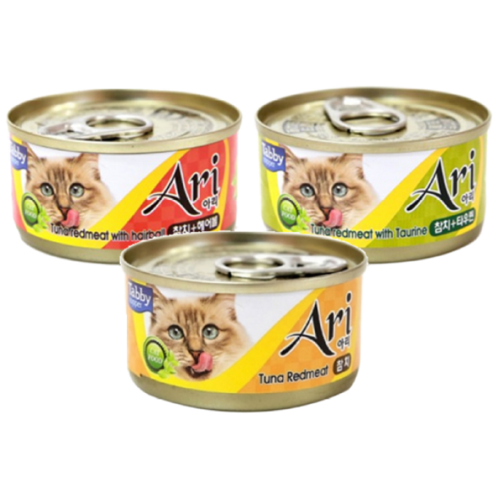 테비 아리캔 160g x 24입 박스, 3종 콤보, 160g, 24개