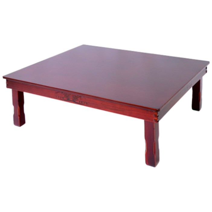 남원 지리산공방 샤벨 일도캡교자상 밥상 집들이상 손님상 좌식밥상 접이식밥상, 붉은 대추색