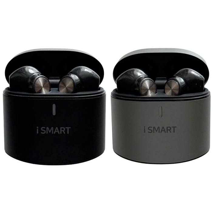 아이스마트 iSMART T10 ENC 노이즈 캔슬링 오픈형 무선 블루투스 이어폰 5.4V 생활방수 C타입, 실버