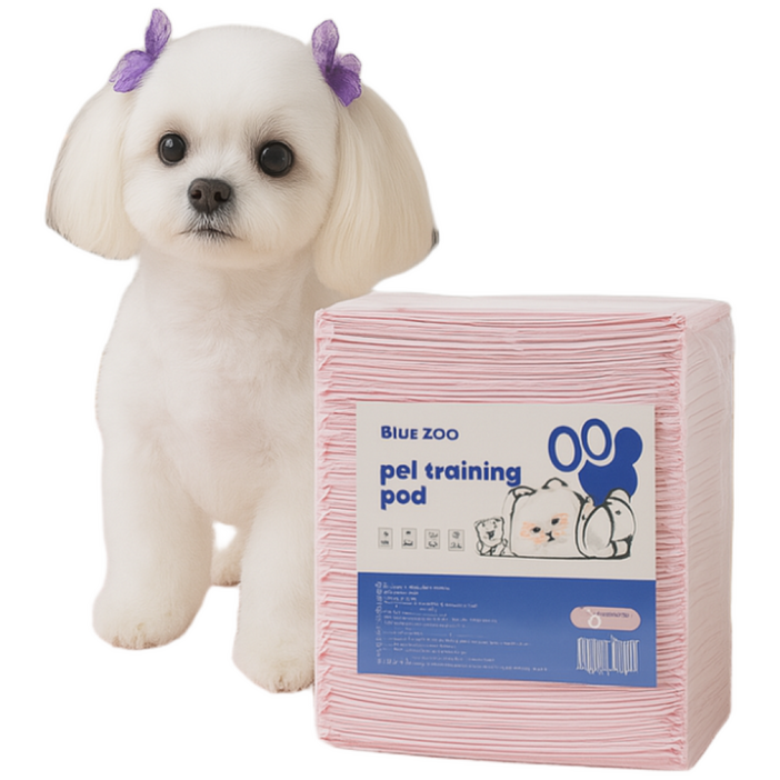 블루주 프리미엄 강아지 배변 패드, 1세트, 100개입