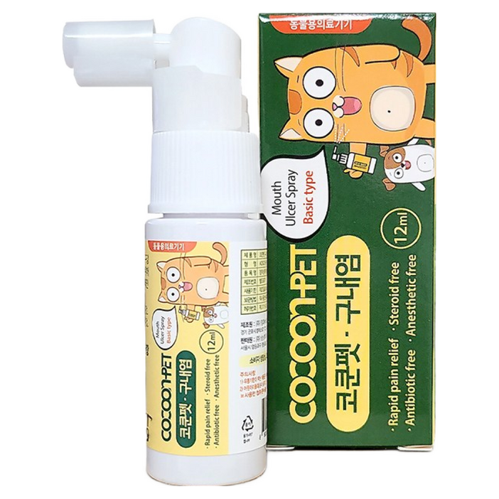 코쿤펫 반려동물 구내염 치료제 캣닢향 12ml, 12ml, 1개