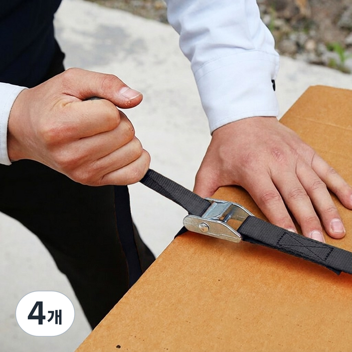 튼튼한 초강력 깔깔이바 캠버클 화물차 고정바 스트랩 고급형