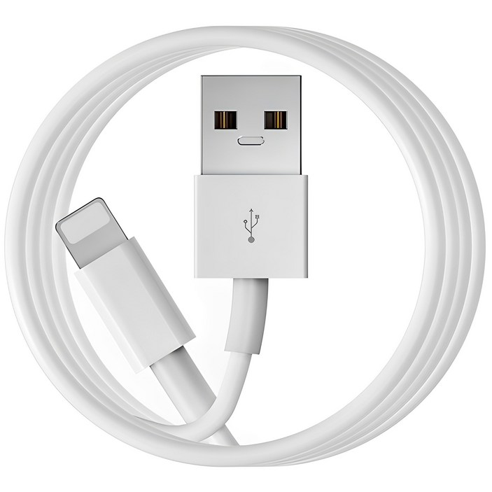 아이폰 8핀 고속충전 라이트닝 케이블, 1개, 1m, 화이트