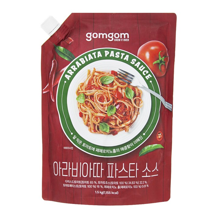 곰곰 아라비아따 파스타 소스, 1.5kg, 1개