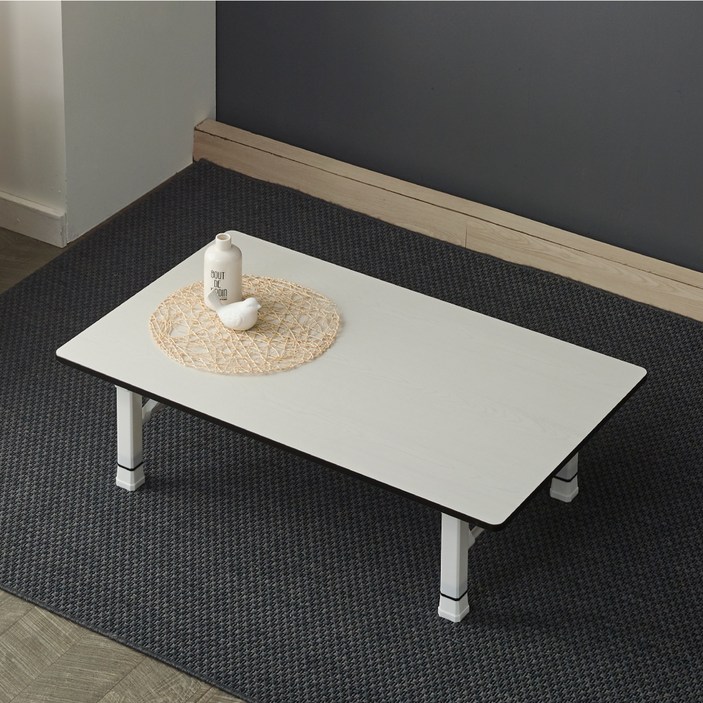조은세상 LPM 접이식 테이블W 1000 x 600 x 290 mm, 화이트 조은세상 LPM 접이식 테이블W 1000 x 600 x 290 mm, 화이트