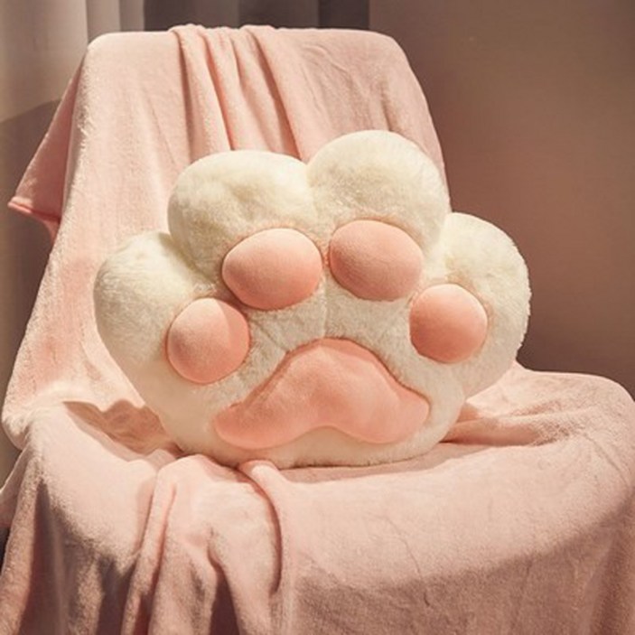 이브리영 고양이 발바닥 쿠션 담요
