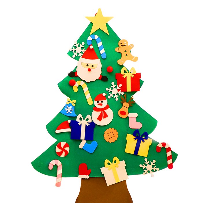크리스마스 펠트 트리 만들기 세트