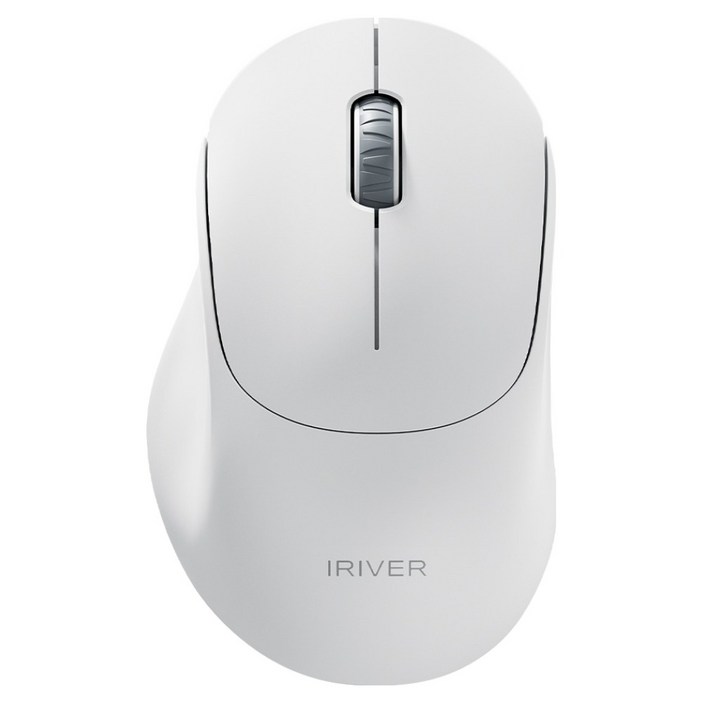아이리버 항균처리 듀얼모드 멀티페어링 경량 인비저블 블루투스 무소음 무선 마우스, 화이트, MVM1