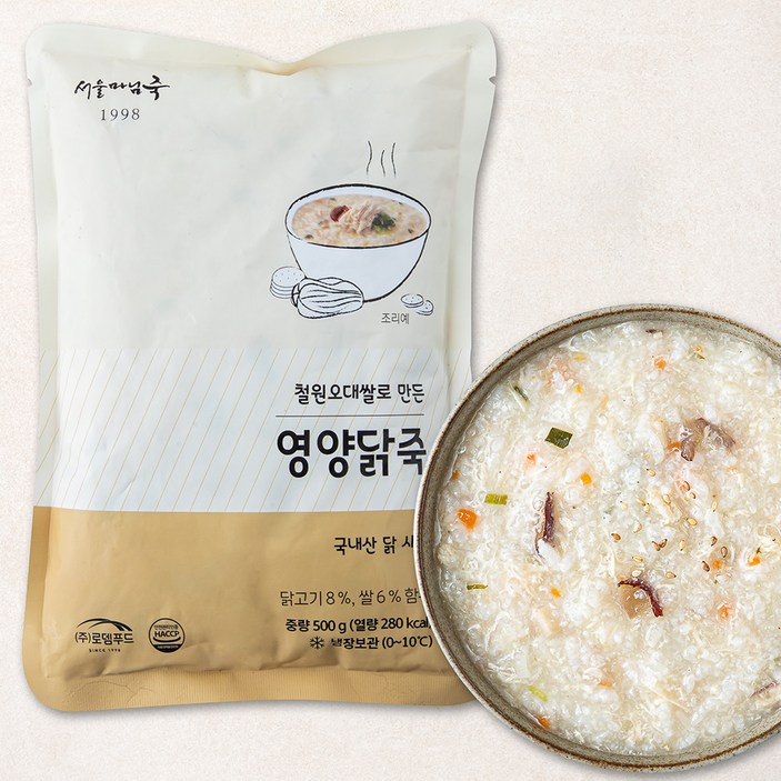 [로켓프레시] 서울마님죽 영양닭죽 (냉장)