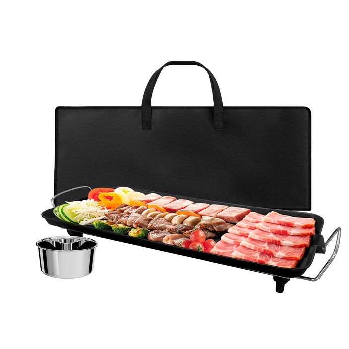 홈플래닛 와이드 전기그릴 특대형 2000W 고화력 5단조절