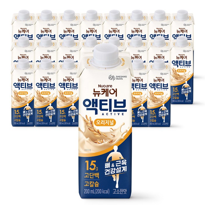 뉴케어 정품 액티브 오리지널, 200ml, 24개