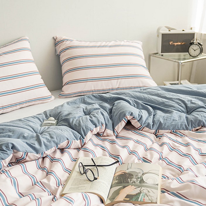 아토앤알로 올데이 스트라이프 베개커버