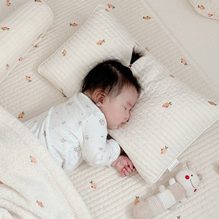 마롤로뜨 자수 낮잠 유아동 베개 솜포함