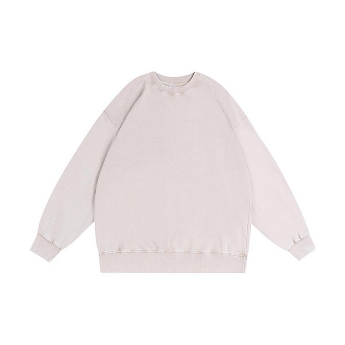 [구스카] 피그먼티 데미지 맨투맨 사계절 활용도 높은 네츄럴 데일리 맨투맨