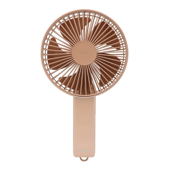 다오 빅팬 휴대용 선풍기 캠핌 손풍기 BLDC 무선 핸디 접이식 탁상용 유모차 보조배터리, 애쉬모카