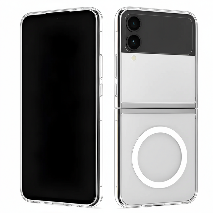 My Gallery 정품 맥세이프 투명 케이스, 아이폰 갤럭시 슬림핏 변색방지 2배자력