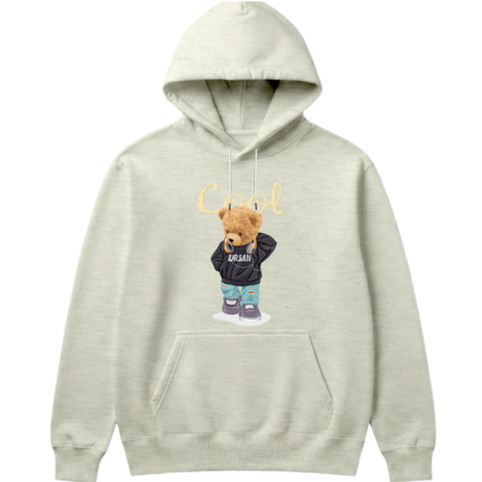 [L:ARIX] 래릭스 에센셜컷 귀여운 곰돌이 후드티