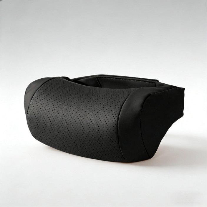 Whh 차량용 가죽 목편한 프리미엄 목쿠션