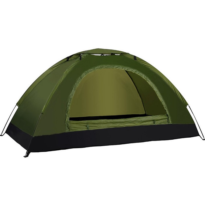 1인용원터치텐트 모아캠프 1인용 백패킹텐트 초경량 미니 야전 침대 텐트
